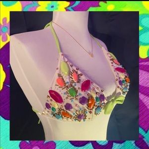 Y2K Embellished Victoria’s Secret Bikini Top